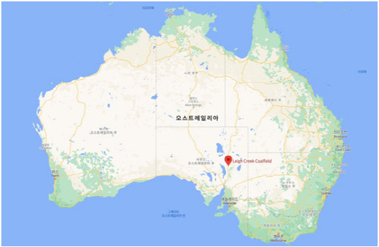 호주 암모니아&요소 생산공장 사업지 위치도. <DL이앤씨 제공>